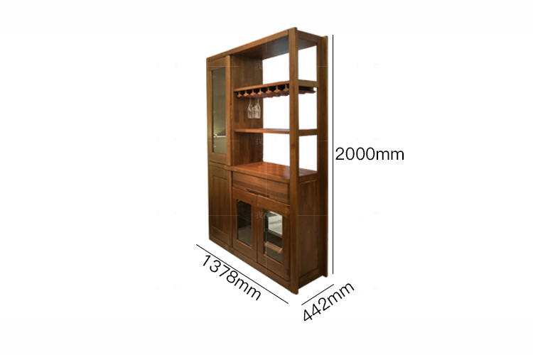 现代实木风格客厅实木间厅柜的家具详细介绍