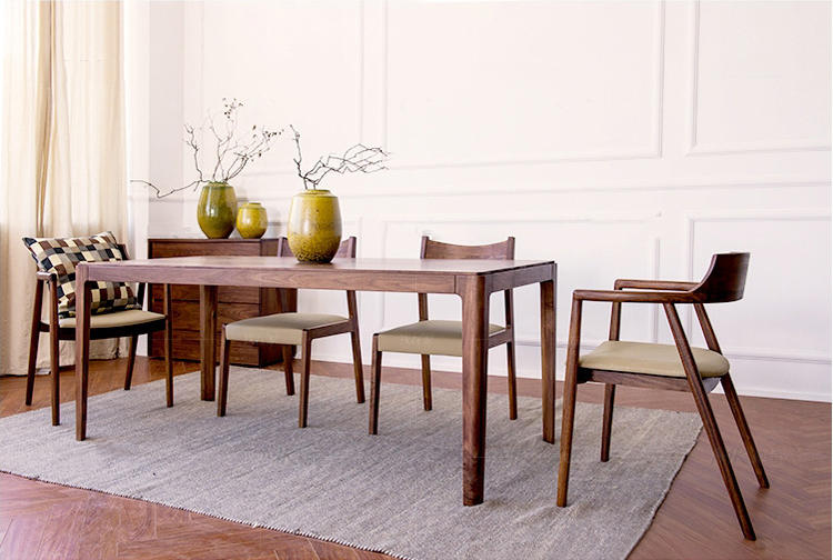 原木北欧风格纳克餐桌（样品特惠）的家具详细介绍