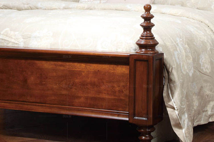 传统美式风格瑟斯实木床（样品特惠）的家具详细介绍
