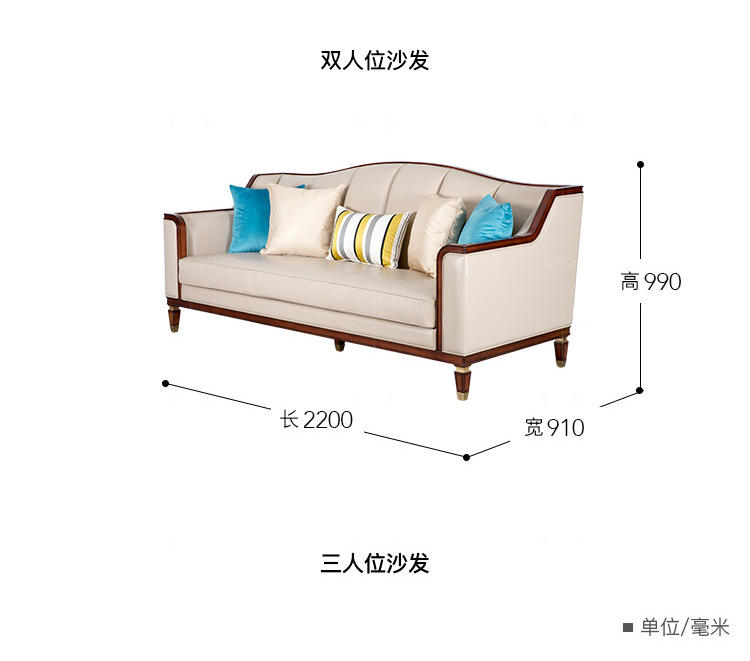 新古典法式风格卡特尼斯沙发的家具详细介绍
