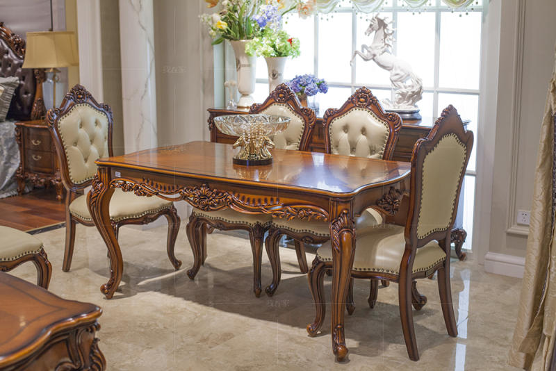 古典欧式风格弗莱格勒餐桌的家具详细介绍