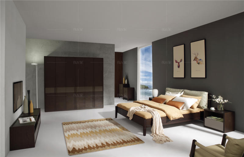 现代简约风格简约大气2米大床的家具详细介绍
