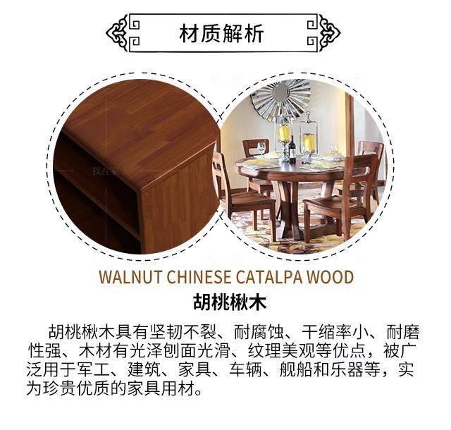 现代实木风格实木餐桌（样品特惠）的家具详细介绍