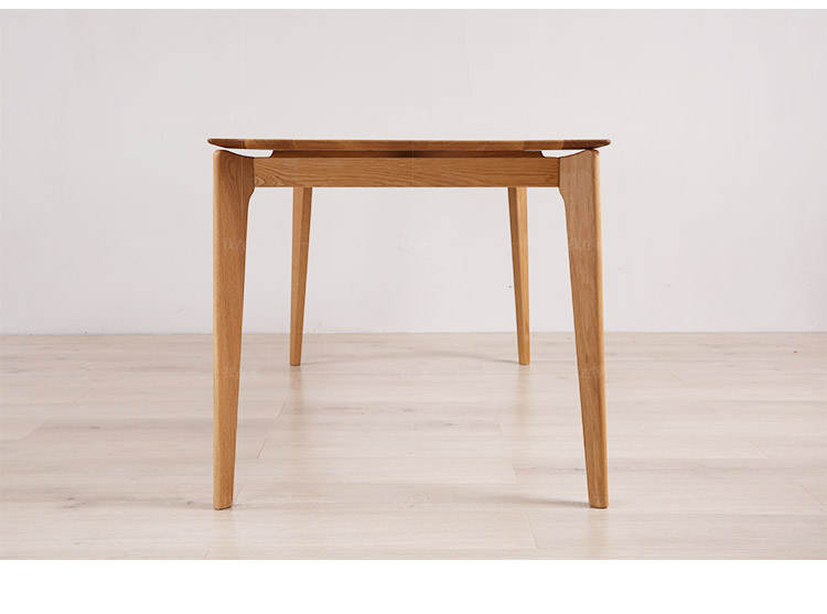 原木北欧风格浅木餐桌的家具详细介绍