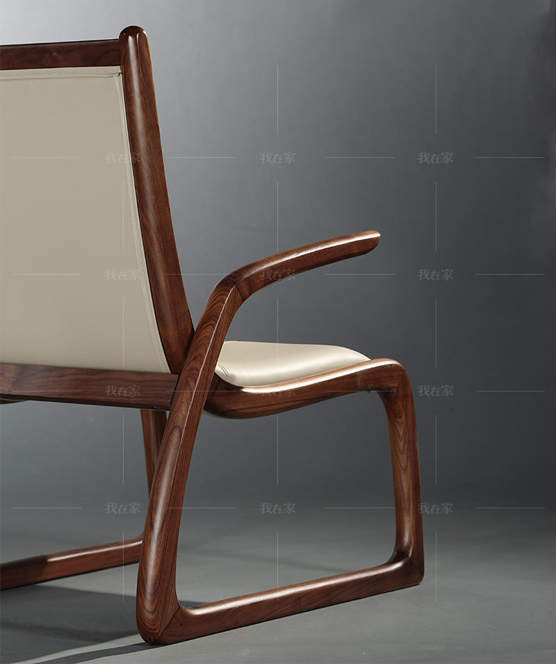 原木北欧风格心素休闲椅的家具详细介绍