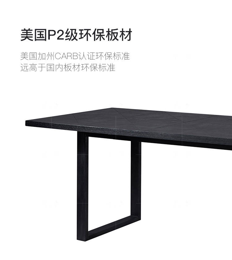 现代简约风格博茨餐桌（样品特惠）的家具详细介绍