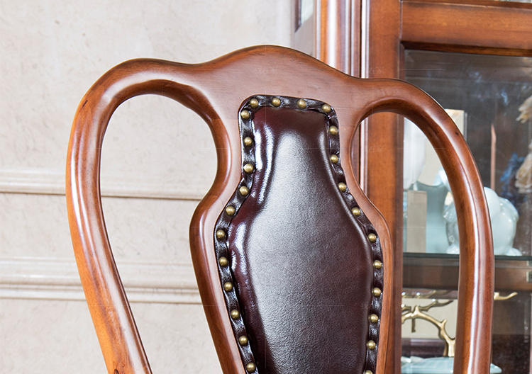 传统美式风格软靠餐椅（样品特惠）的家具详细介绍