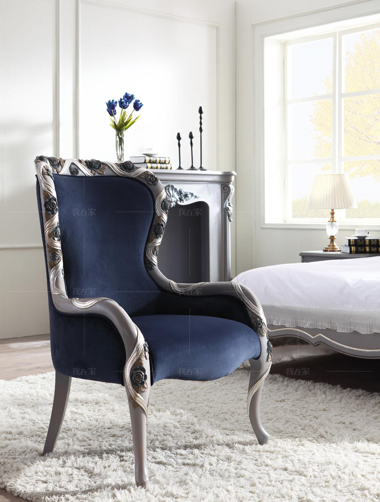 新古典法式风格实木休闲椅（样品特惠）的家具详细介绍