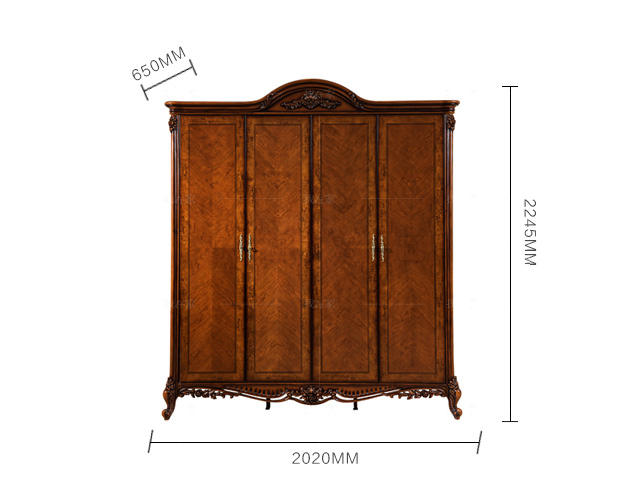 古典欧式风格弗莱格勒衣柜的家具详细介绍