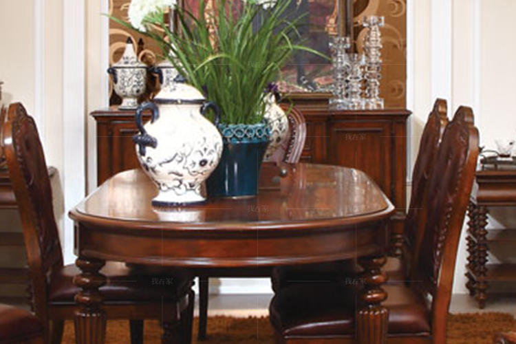 传统美式风格传世餐桌的家具详细介绍
