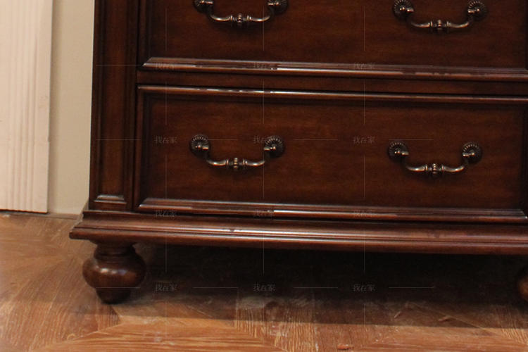 传统美式风格瑟斯六斗柜的家具详细介绍