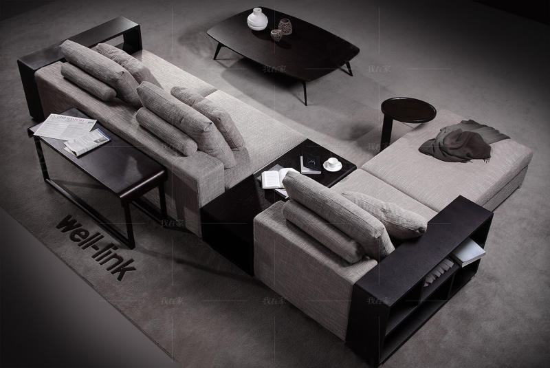 现代简约风格现代简约书架扶手沙发的家具详细介绍