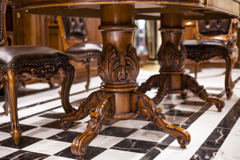 古典欧式风格莱特纳长餐桌的家具详细介绍