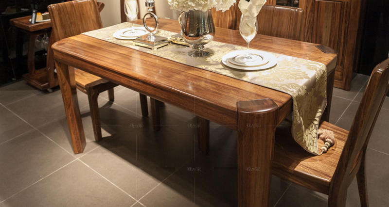现代实木风格中式实木餐桌（特惠）的家具详细介绍