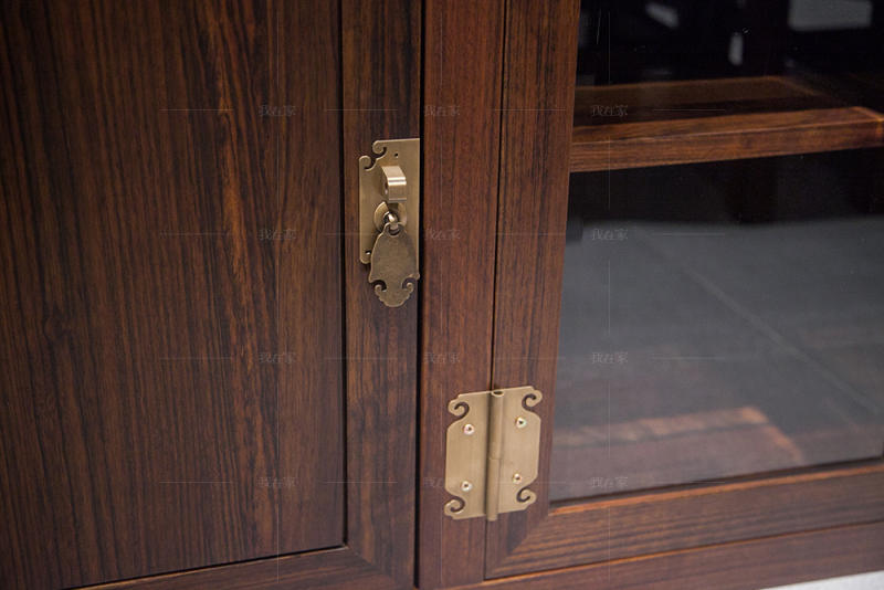 新古典中式风格全实木仿古储物餐边柜的家具详细介绍