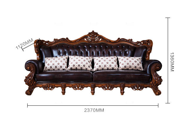 古典欧式风格弗莱格勒沙发的家具详细介绍