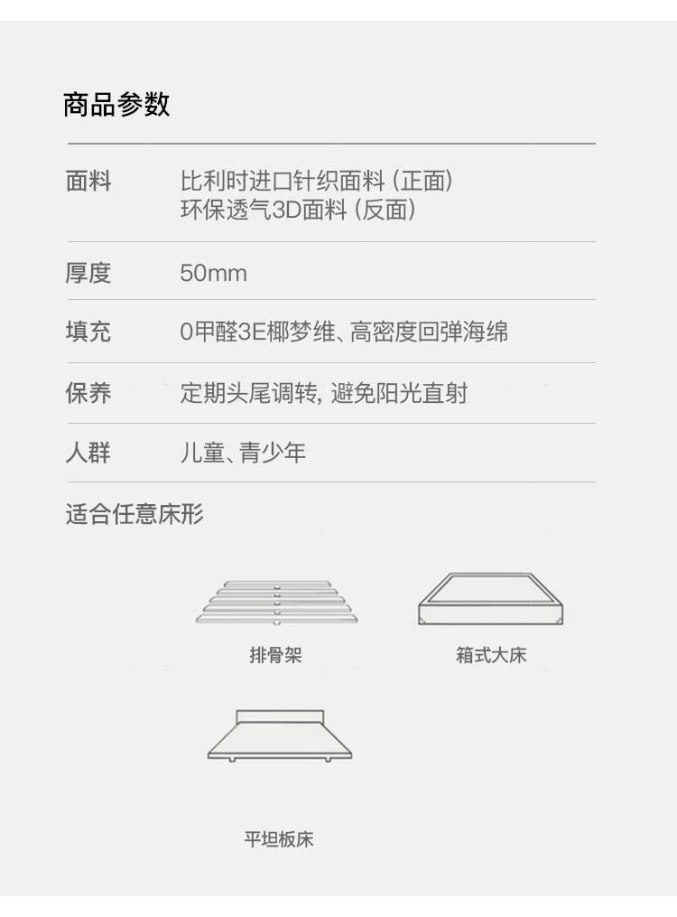 HKF系列麦兜护脊床垫的详细介绍