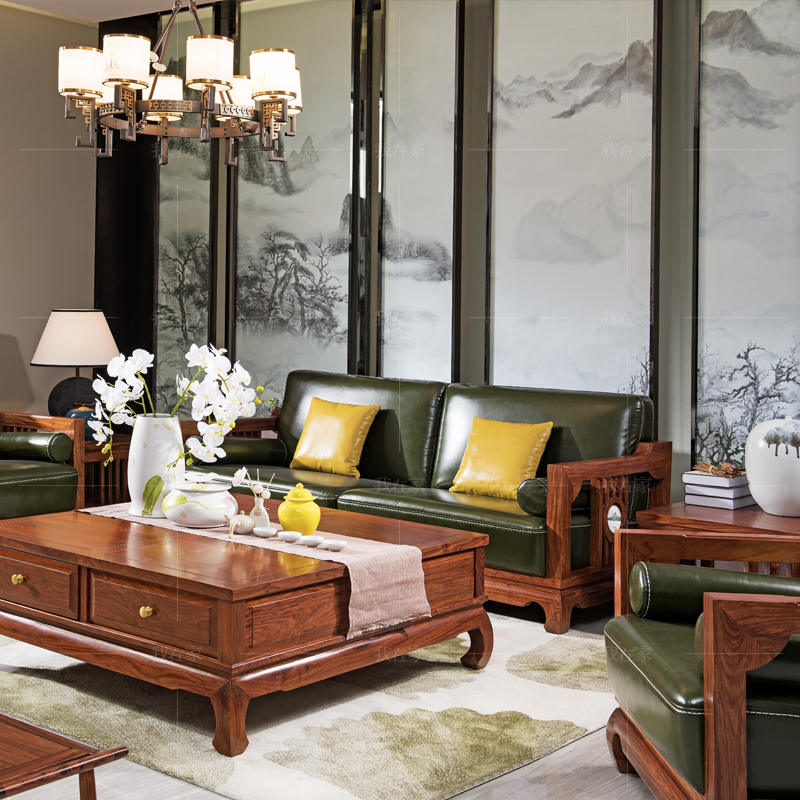 新古典中式风格至道沙发