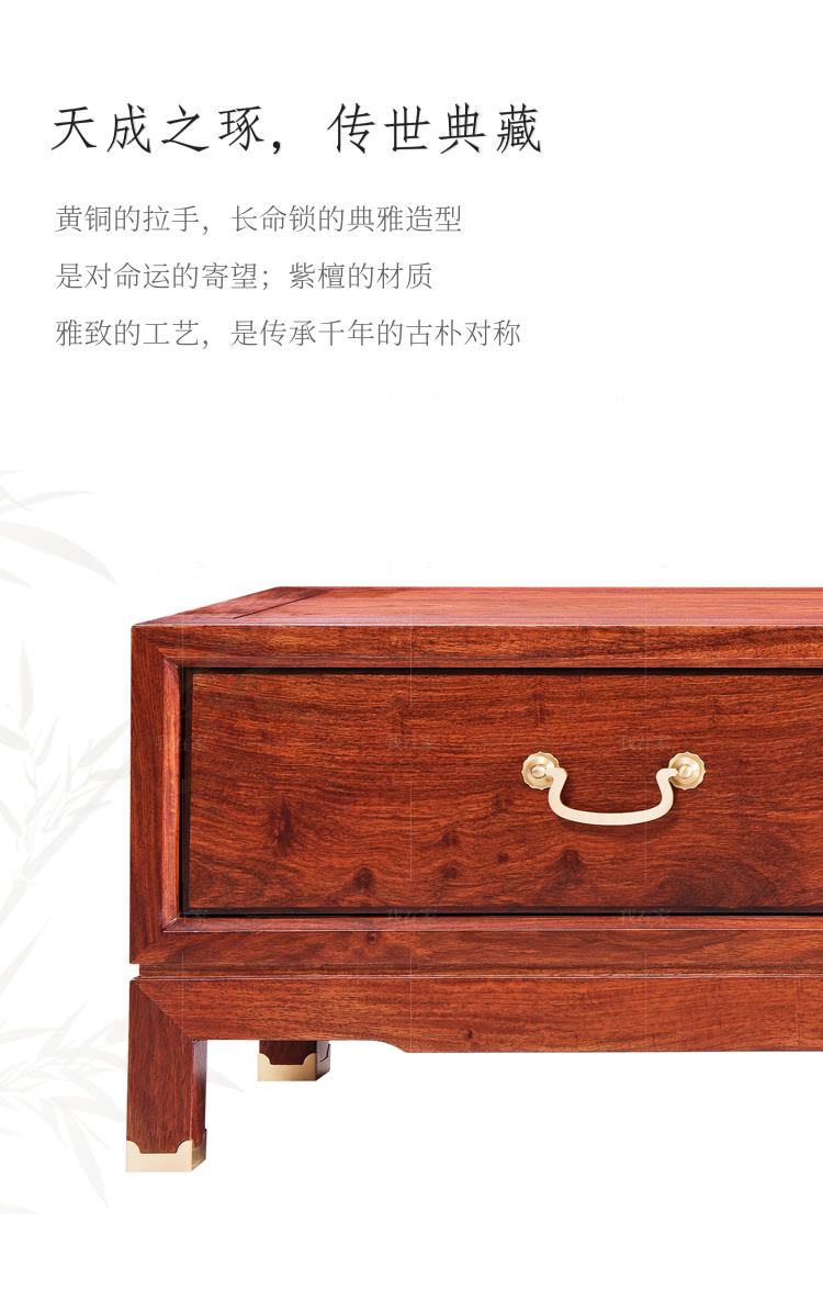 新古典中式风格梵语电视柜的家具详细介绍