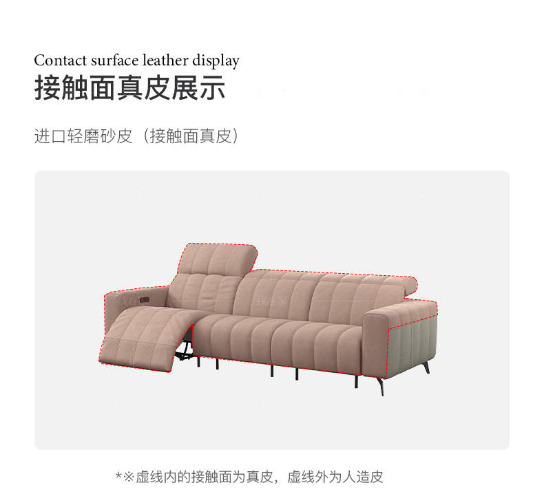 意式极简风格小波浪功能沙发的家具详细介绍