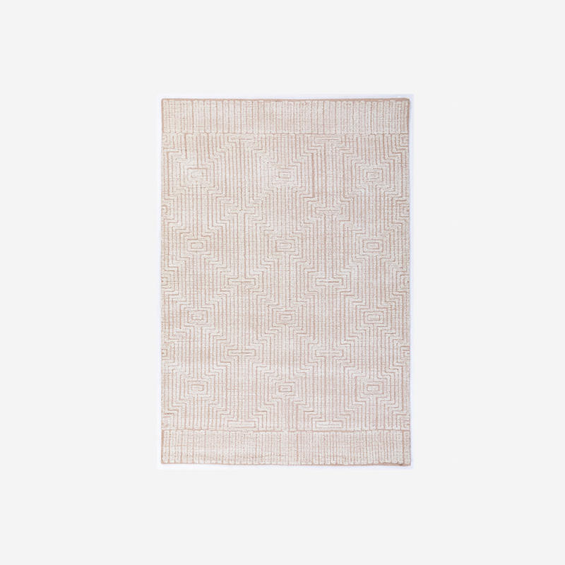 毯言织造系列摩卡简约纯色地毯