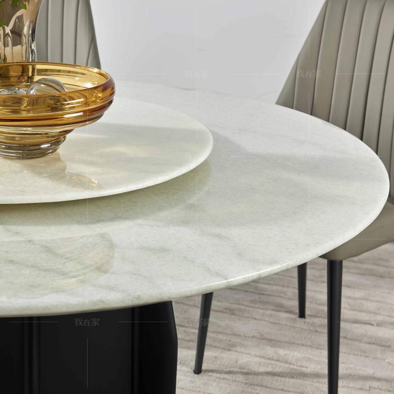 现代简约风格圆宴圆餐桌的家具详细介绍