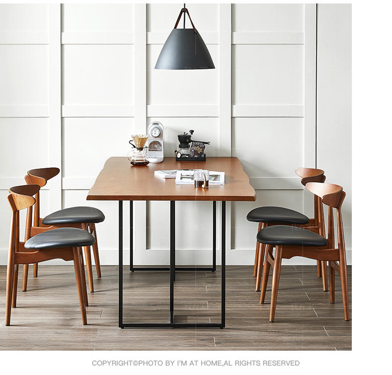 中古风风格艾斯堡餐桌的家具详细介绍