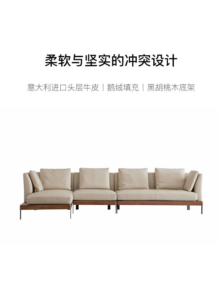 意式极简风格巴里沙发（样品特惠）的家具详细介绍