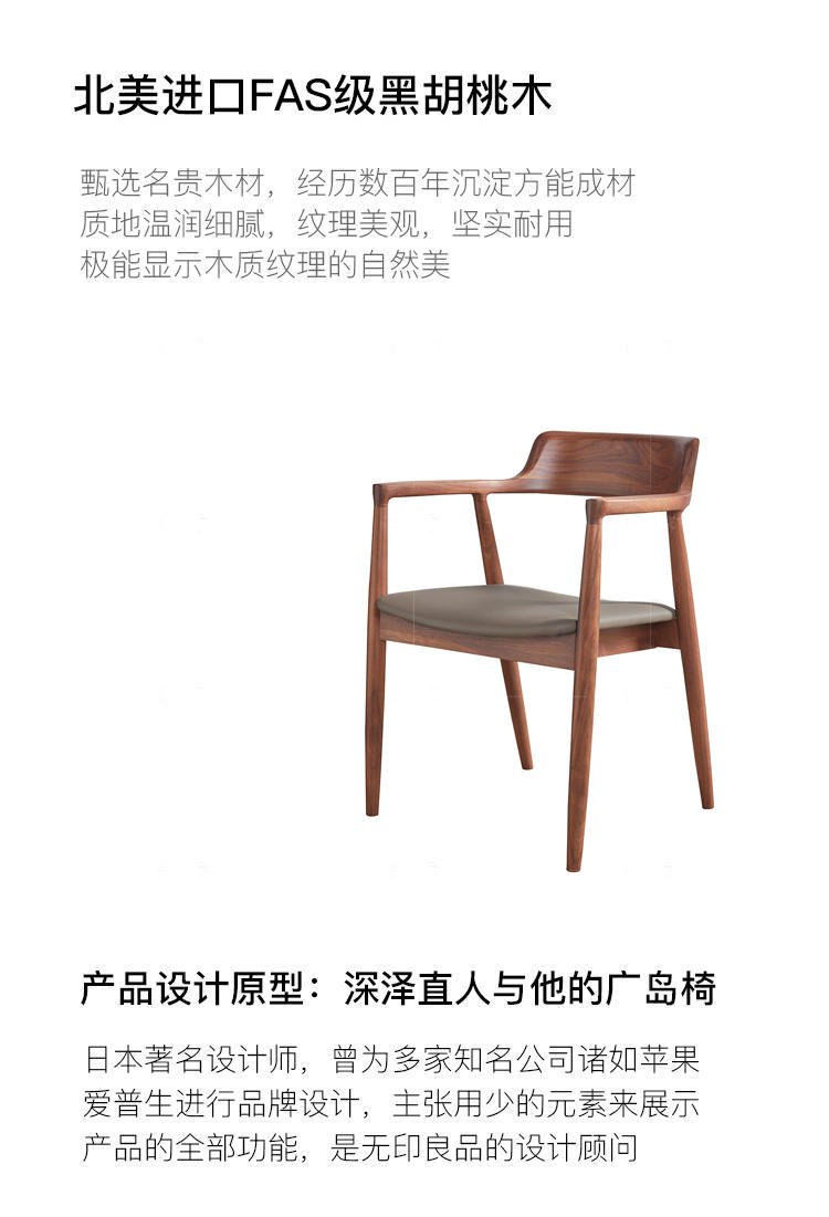 原木北欧风格云渲餐椅的家具详细介绍