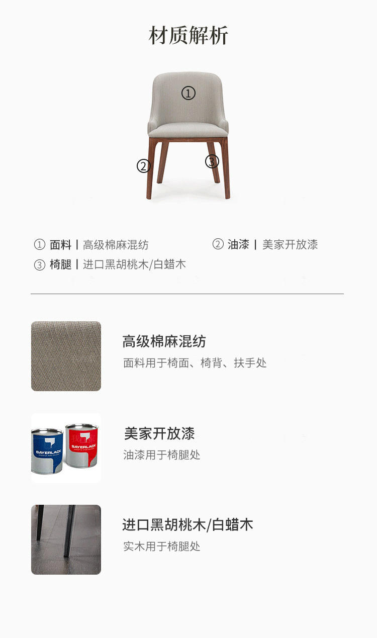 意式极简风格流苏餐椅的家具详细介绍