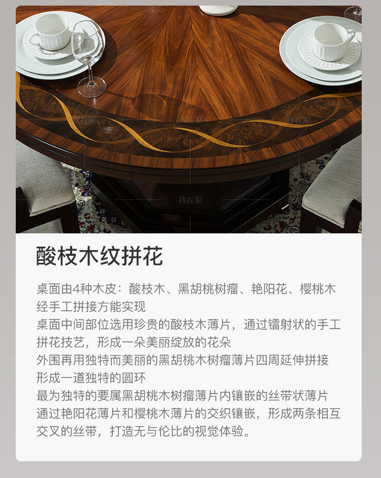 现代美式风格富尔顿圆桌（样品特惠）的家具详细介绍