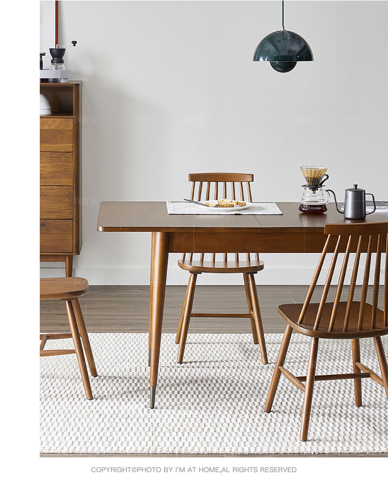 中古风风格彼得曼餐桌的家具详细介绍