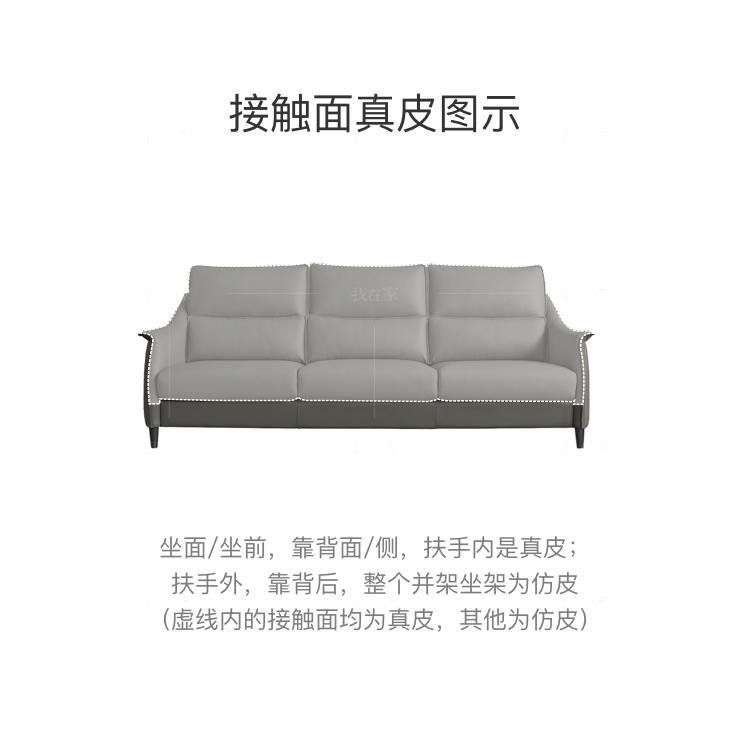 现代简约风格帕比沙发的家具详细介绍