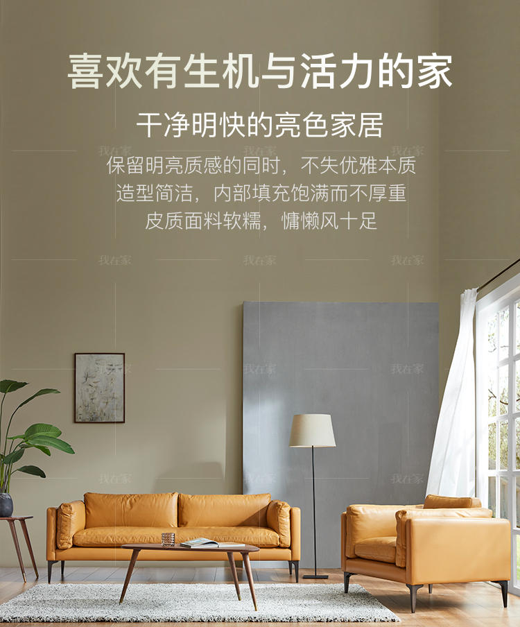 原木北欧风格空白沙发（样品特惠）的家具详细介绍