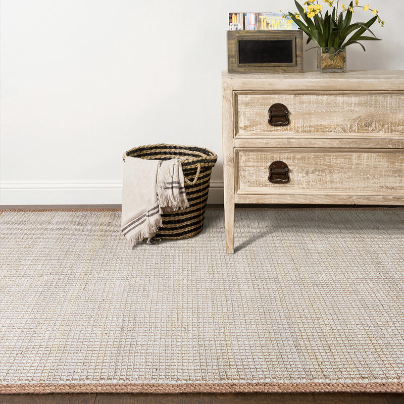 毯言织造系列悉尼纯色麻编地毯的详细介绍