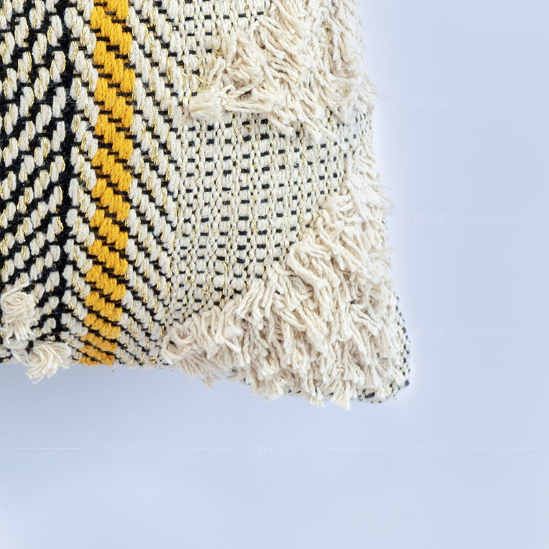 bela DESIGN系列棉金丝手工编织抱枕靠垫的详细介绍