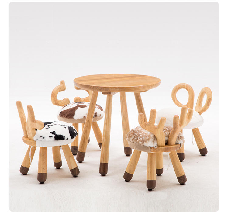 北欧儿童风格沃登儿童桌的家具详细介绍