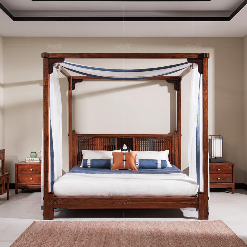 新古典中式风格独尊双人床