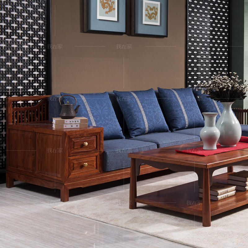 新古典中式风格梵语沙发