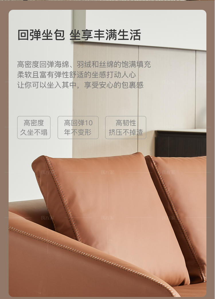 意式极简风格高迪沙发（样品特惠）的家具详细介绍