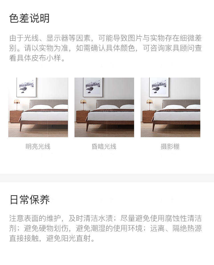 意式极简风格方格双人床（现货特惠）的家具详细介绍