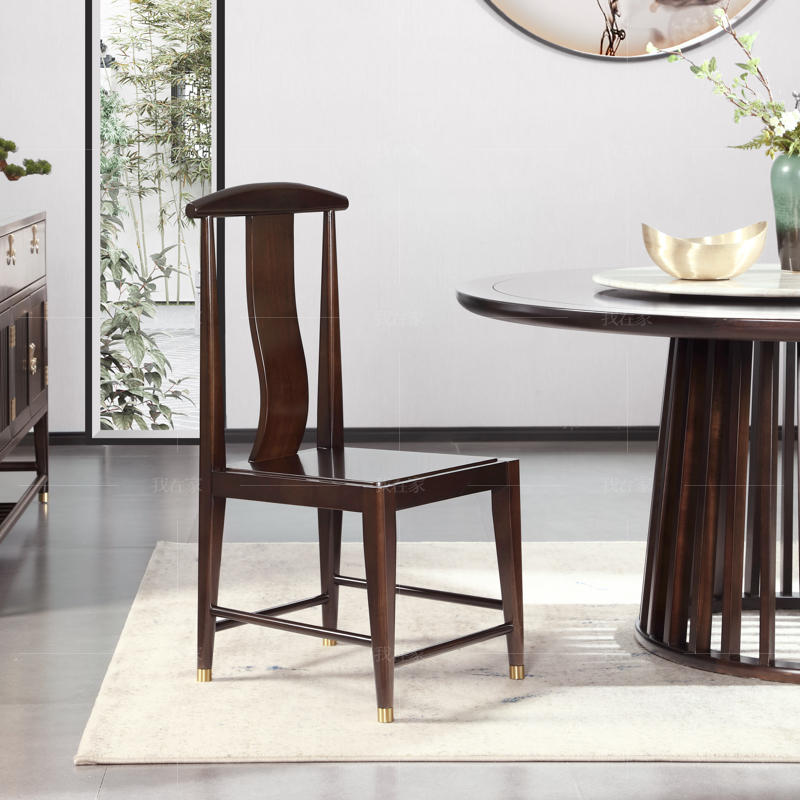 新中式风格玲珑餐椅（2把）