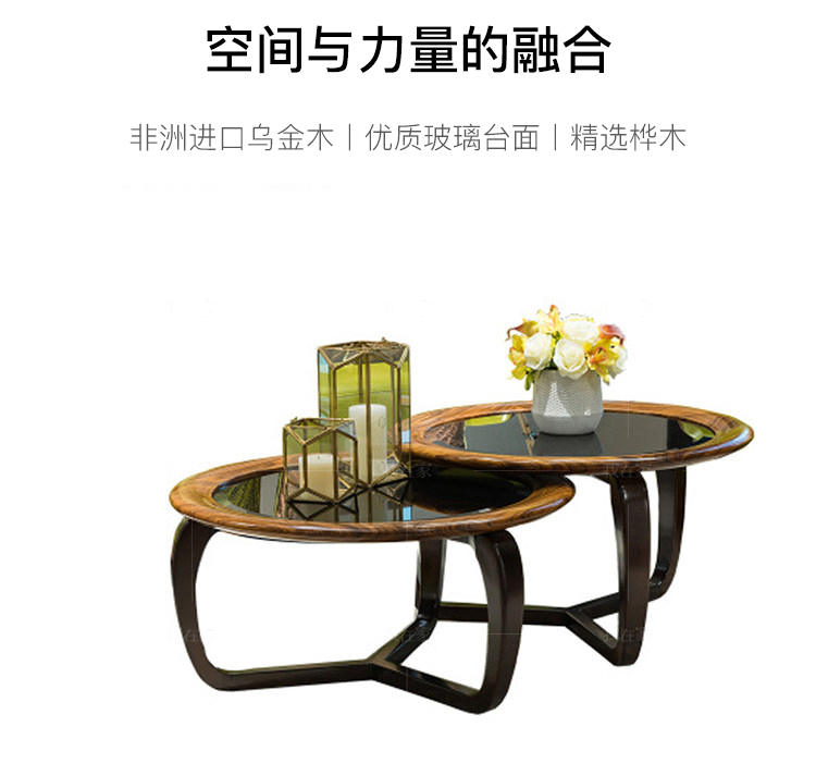 现代实木风格轻舟茶几（样品特惠）的家具详细介绍