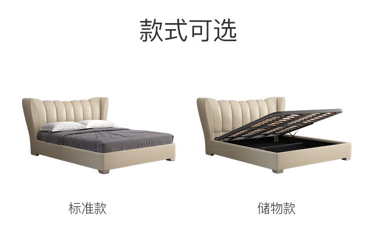 现代简约风格蒙塔双人床（现货特惠）的家具详细介绍
