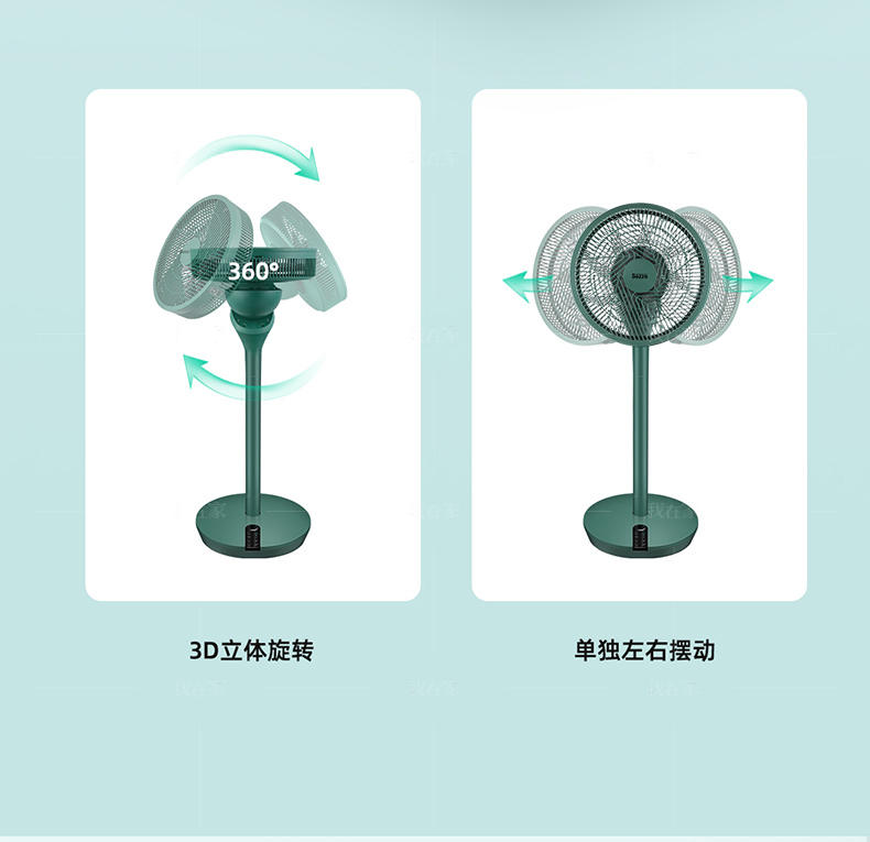 鲸喜系列日本西哲台立两用电风扇的详细介绍