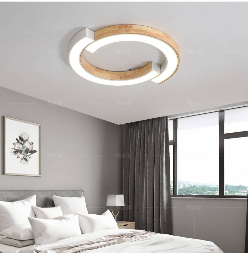 Nordic Lamp系列原木环形吸顶灯的详细介绍