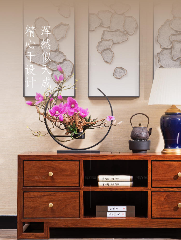 新古典中式风格至道矮柜的家具详细介绍