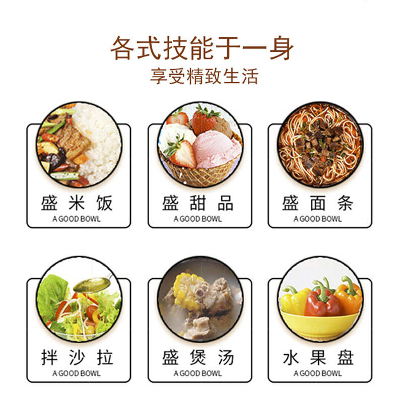 浅草物语系列康宁茶色玻璃餐具6件套的详细介绍