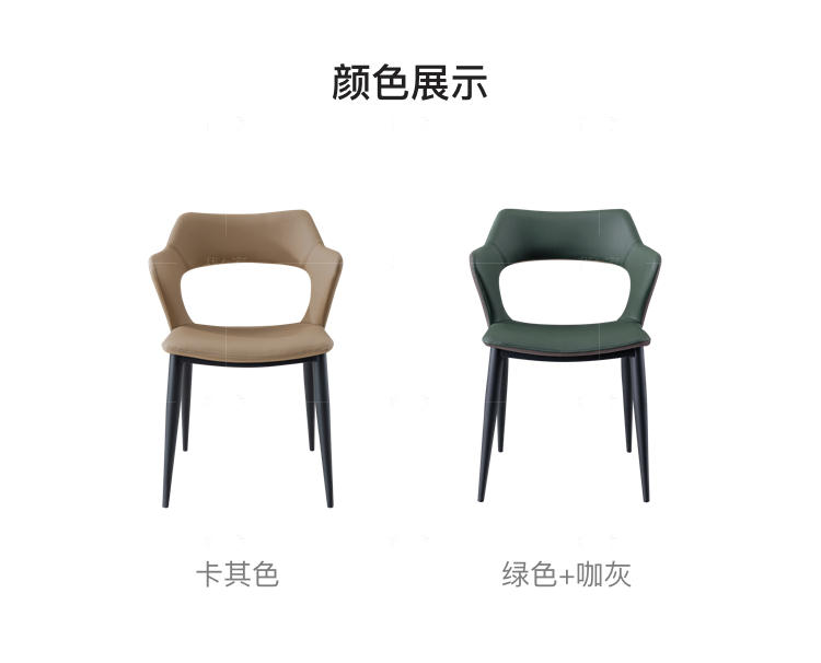 现代简约风格科纳餐椅（2把）的家具详细介绍