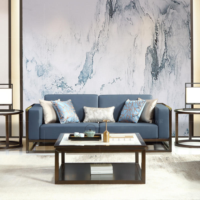新中式风格玲珑沙发